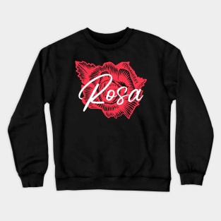 Red Rose Crewneck Sweatshirt